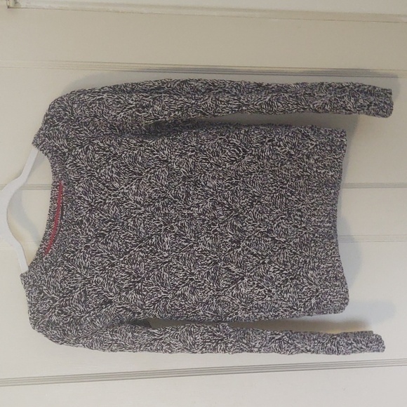 Tommy Hilfiger Navy and Whte Sweater Sz M - Picture 1 of 7